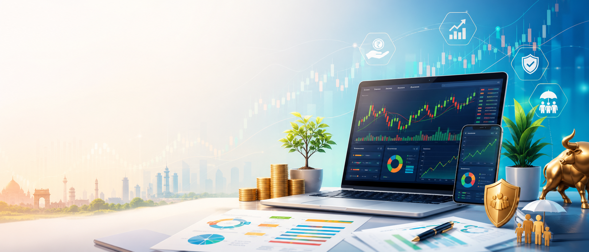 Financial market dashboard